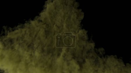 Téléchargez les photos : Fumée blanche sur fond noir - en image libre de droit