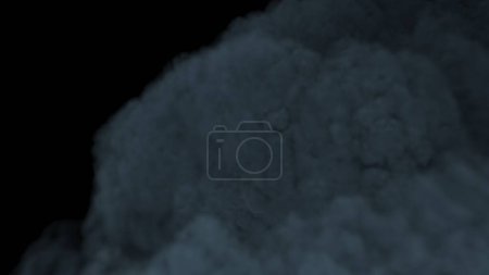 Photo for Smoke on black background. abstract texture. - Royalty Free Image