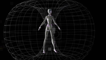 Photo for 3d render of a human body - Royalty Free Image