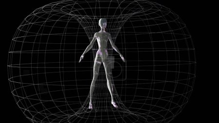 Foto de 3d representación de un cuerpo humano - Imagen libre de derechos