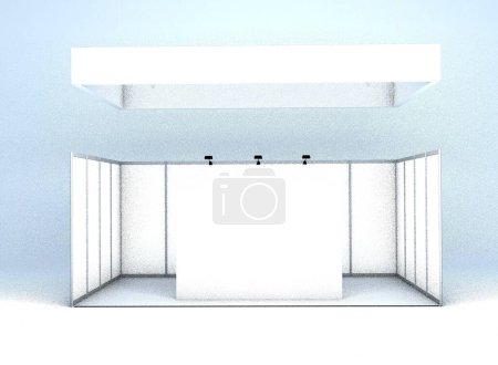 Téléchargez les photos : White curtain with a window on a wall background. 3d rendering - en image libre de droit