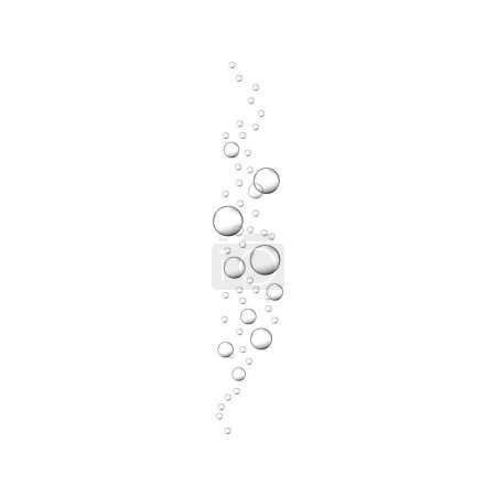 Fizzy carbonated water texture. Sea, ocean or aquarium bubbles. Champagne, beer, sparkling wine, cola, soda, lemonade drink, seltzer stream. Soap, shampoo or gel suds. Effervescent pill trace.