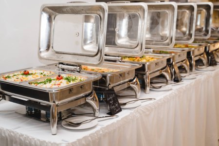 Wedding catering buffet. High quality photo