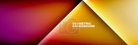 Photo for Shadow lines on gradient geometric abstract background. Vector Illustration For Wallpaper, Banner, Background, Card, Book Illustration, landing page - Royalty Free Image