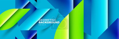 Illustration for Abstract background with geometric elements. Creative trendy design. Vector Illustrations For Wallpaper, Banner, Background, Card, Book Illustration, landing page - Royalty Free Image