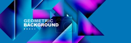 Photo for Abstract background with trendy dynamic effect. Motion vector Illustration. Vector Illustrations For Wallpaper, Banner, Background, Card, Book Illustration, landing page - Royalty Free Image