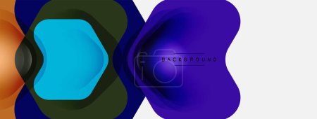 Illustration for Arrow abstract background. Vector illustration for wallpaper banner background or landing page - Royalty Free Image
