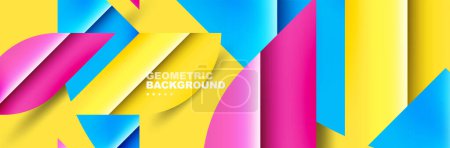 Illustration for Abstract background with trendy dynamic effect. Motion vector Illustration. Vector Illustrations For Wallpaper, Banner, Background, Card, Book Illustration, landing page - Royalty Free Image