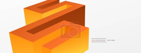 Illustration for Abstract line background. Trendy techno business template for wallpaper, banner, background or landing - Royalty Free Image