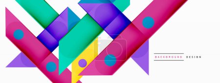 Ilustración de Color superposición de rayas de fondo. Composición de líneas coloridas para papel pintado, banner, fondo o aterrizaje - Imagen libre de derechos