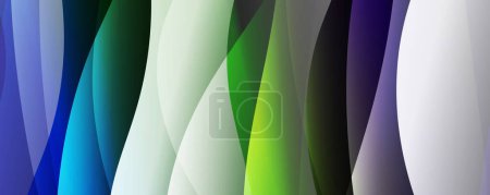 Foto de Fondo abstracto de degradado de color fluido simple de moda con efecto de línea de onda dinámica. Ilustración de vectores para fondos de pantalla, Banner, Fondo, Tarjeta, Ilustración de libros, landing page - Imagen libre de derechos