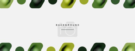 Illustration for Color arrow shapes on white backdrop. Minimal geometric abstract background. Vector illustration for wallpaper banner background or landing page - Royalty Free Image