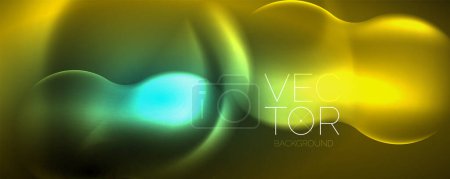 Photo for Neon glowing waves, magic energy space light concept, abstract background wallpaper design - Royalty Free Image