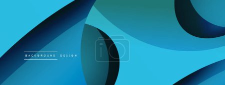 Illustration for Original graphic wallpaper. Essential complex background. Movement concept composition vector illustration for wallpaper banner background or landing page - Royalty Free Image