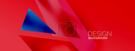 Photo for Background color abstract overlapping lines. Minimal composition vector illustration for wallpaper banner background or landing page - Royalty Free Image