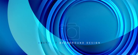 Photo for Dynamic trendy simple fluid color gradient abstract background with line effects. Vector Illustration For Wallpaper, Banner, Background, Card, Book Illustration, landing page - Royalty Free Image