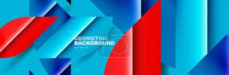 Illustration for Abstract background with geometric elements. Creative trendy design. Vector Illustrations For Wallpaper, Banner, Background, Card, Book Illustration, landing page - Royalty Free Image