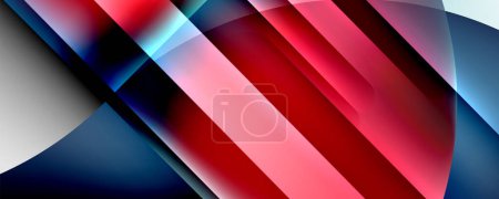 Photo for Trendy simple fluid color gradient abstract background with dynamic line effect. Vector Illustration For Wallpaper, Banner, Background, Card, Book Illustration, landing page - Royalty Free Image