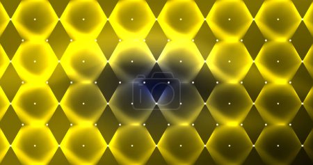 Téléchargez les illustrations : Fond abstrait illustration vectorielle hexagonale néon - en licence libre de droit