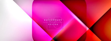 Téléchargez les photos : Vector abstract line background with glowing effects and shadows. Vector Illustration For Wallpaper, Banner, Background, Card, Book Illustration, landing page - en image libre de droit