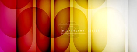 Foto de Abstract background - geometric composition created with lights and shadows. Technology or business digital template - Imagen libre de derechos
