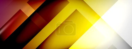 Photo for Light and shadow squares and lines abstract background - Royalty Free Image