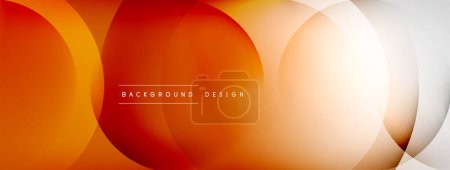 Téléchargez les illustrations : Abstract background - geometric composition created with lights and shadows. Technology or business digital template - en licence libre de droit