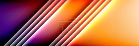 Illustration for Dynamic lines creaative colorful background - Royalty Free Image