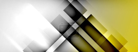 Ilustración de Abstract lines geometric techno background layout - Imagen libre de derechos
