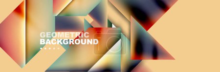Illustration for Abstract background with trendy composition and fluid gradients - Royalty Free Image