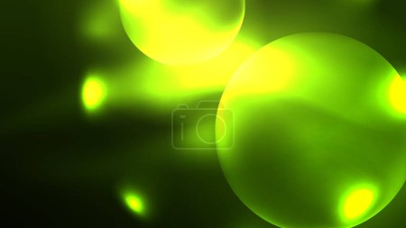 Téléchargez les illustrations : Néon cercles lumineux, concept de lumière de l'espace de l'énergie magique, fond abstrait conception de papier peint - en licence libre de droit