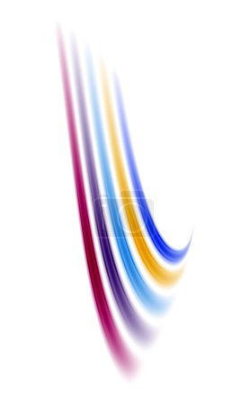 Ilustración de Un diseño vibrante y lúdico con líneas de color arco iris dispuestas en una composición dinámica, perfectas para añadir un toque de color a cualquier proyecto - Imagen libre de derechos