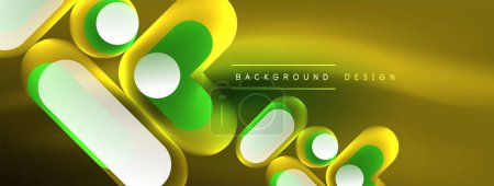 Photo for Neon circle abstract background. Template for wallpaper, banner, presentation, background - Royalty Free Image