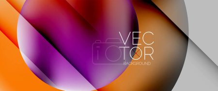 Illustration for Dynamic fluid gradient techno sphere. Mesmerizing 3D effect sphere pulsating with vibrant colors, blending light and shadows for captivating and futuristic visual spectacle - Royalty Free Image