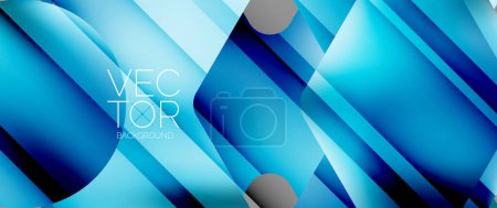 Illustration for Fluid gradient arrow geometric minimal background. Vibrant, captivating liquid flow design with sleek and dynamic elements - Royalty Free Image
