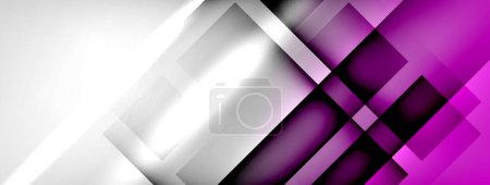 Illustration for Abstract lines geometric techno background layout - Royalty Free Image