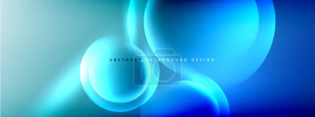 Illustration for Color gradient shadows and light effects background. Lens flares and circles design. Trendy simple fluid color gradient abstract background with dynamic straight shadow line effect - Royalty Free Image
