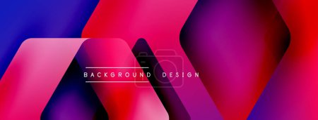 Illustration for Geometric background adorned with dynamic arrows and sleek lines, forming intricate web of movement and energy, captivating the eye with its mesmerizing patterns - Royalty Free Image