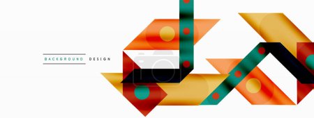 Ilustración de Color superposición de rayas de fondo. Composición de líneas coloridas para papel pintado, banner, fondo o aterrizaje - Imagen libre de derechos