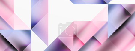 Photo for Captivating vector abstraction. Triangles interlock in mesmerizing dance, crafting dynamic geometric backdrop. Fusion of shapes and angles creates artful symphony of modern design - Royalty Free Image