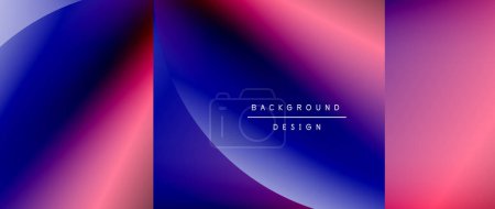 Photo for Circles and round shapes with gradients. Minimal abstract background, round geometric shapes, clean and structured design - Royalty Free Image