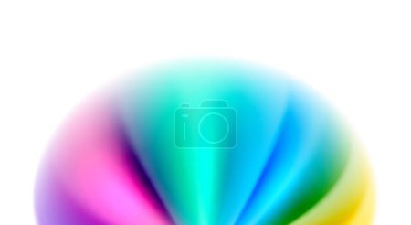 Ilustración de Color mezcla líquido arco iris forma fondo - Imagen libre de derechos