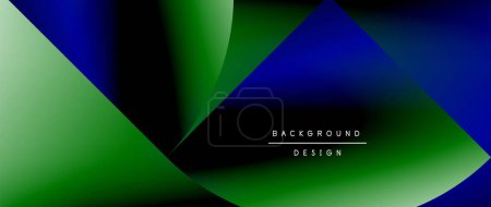 Ilustración de Círculo de color brillante y elemento redondo mínimo fondo geométrico abstracto para carteles, cubiertas, pancartas, folletos, sitios web - Imagen libre de derechos