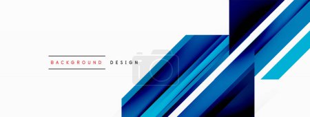 Illustration for Visually striking background design featuring dynamic geometric lines and arrows. This captivating composition combines movement and precision, creating an engaging and visually appealing graphic - Royalty Free Image