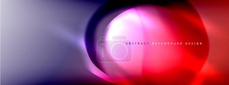 Illustration for Color gradient shadows and light effects background. Lens flares and circles design. Trendy simple fluid color gradient abstract background with dynamic straight shadow line effect - Royalty Free Image