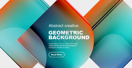 Ilustración de Mínimo vector geométrico fondo abstracto - Imagen libre de derechos