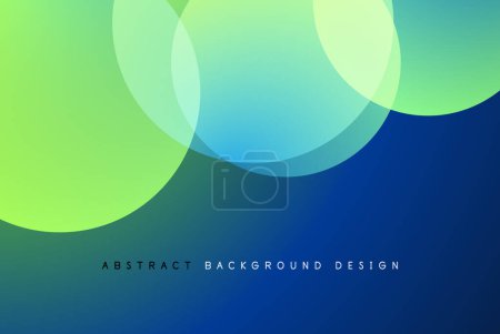 Illustration for Abstract tech circles vector background, technology digital bubbles - Royalty Free Image