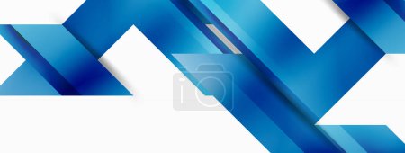 Illustration for Dynamic minimalist abstraction with play of straight gradient lines. Interplay of colors and precise alignment creates an ever-moving tapestry, offering both simplicity and visual allure - Royalty Free Image