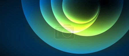 Illustration for Neon glass shapes for your text or product presentation geometric background. Vector illustration For Wallpaper, Banner, Background, Card, Book Illustration, landing page - Royalty Free Image