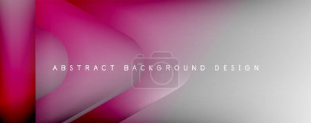 Photo for Shadow and Light Triangle Background. Dynamic Geometric Template. Glass Transparent Triangles - Royalty Free Image